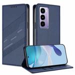 For itel City 100 Embossed Multi-functional Wallet Retro Leather Phone Case(Dark Blue)