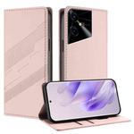 For Tecno Pova Neo 3 Embossed Multi-functional Wallet Retro Leather Phone Case(Pink)