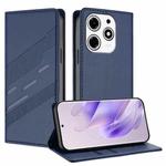 For Tecno Spark 10 Pro Magic Embossed Multi-functional Wallet Retro Leather Phone Case(Dark Blue)
