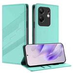 For Infinix Zero 30 4G Embossed Multi-functional Wallet Retro Leather Phone Case(Mint Green)