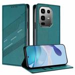 For Infinix Note 50 Pro+ 5G Embossed Multi-functional Wallet Retro Leather Phone Case(Dark Green)