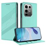 For Infinix Note 50 Pro+ 5G Embossed Multi-functional Wallet Retro Leather Phone Case(Mint Green)