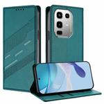 For Infinix Note 50 Pro 4G Embossed Multi-functional Wallet Retro Leather Phone Case(Dark Green)