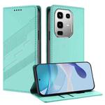 For Infinix Note 50 Pro 4G Embossed Multi-functional Wallet Retro Leather Phone Case(Mint Green)