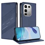 For Infinix Note 50 Pro 4G Embossed Multi-functional Wallet Retro Leather Phone Case(Dark Blue)