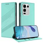 For Infinix Note 50s 5G Embossed Multi-functional Wallet Retro Leather Phone Case(Mint Green)