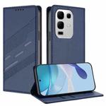 For Infinix Note 50s 5G Embossed Multi-functional Wallet Retro Leather Phone Case(Dark Blue)