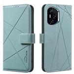 For Honor 300 Pro 5G / 300 Ultra 5G Geometric Pattern RFID Leather Phone Case(Green)