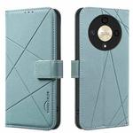 For Honor X9B / Magic6 Lite Geometric Pattern RFID Leather Phone Case(Green)