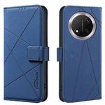 For Honor X9C 5G / Magic7 Lite Geometric Pattern RFID Leather Phone Case(Blue)