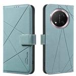 For Honor X9C 5G / Magic7 Lite Geometric Pattern RFID Leather Phone Case(Green)