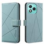 For Honor 400 Lite Geometric Pattern RFID Leather Phone Case(Green)