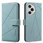 For Honor 400 Pro Global 160.8mm Geometric Pattern RFID Leather Phone Case(Green)
