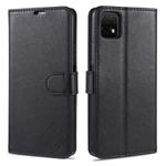 For  Huawei Enjoy 20 AZNS Sheepskin Texture Horizontal Flip Leather Case with Holder & Card Slots & Wallet(Black)