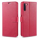 For Huawei Maimang 9 AZNS Sheepskin Texture Horizontal Flip Leather Case with Holder & Card Slots & Wallet(Red)