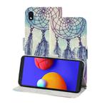 For Samsung Galaxy A01 Core 3D Painting Pattern Coloured Drawing Horizontal Flip PU Leather Case with Holder & Card Slots & Wallet & Lanyard(Feather Wind Chime)