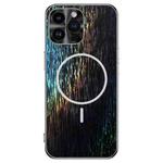 For iPhone 14 Pro Dazzling Acrylic Shockproof MagSafe Phone Case(Black)