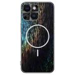 For iPhone 13 Dazzling Acrylic Shockproof MagSafe Phone Case(Black)