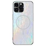 For iPhone 12 Pro Dazzling Acrylic Shockproof MagSafe Phone Case(White)