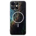 For iPhone 11 Dazzling Acrylic Shockproof MagSafe Phone Case(Black)