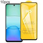 For Xiaomi Redmi 13x 10pcs 9D Full Glue Full Screen Tempered Glass Film