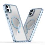 For Samsung Galaxy A05 MagSafe Magnetic Clear Phone Case(Blue)