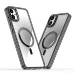 For Samsung Galaxy A05 MagSafe Magnetic Clear Phone Case(Black)