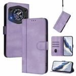 For Cubot A30 Line Splicing Buckle Retro Leather Phone Case(Purple)