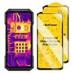 For Ulefone Armor 27T Pro 2pcs / Pack Ulefone 9H HD Anti Fingerprint Tempered Glass Screen Protector