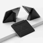 For iPad Pro 11 2024 Four-corner Anti-collision Magnetic Double-sided Clip Tablet Case(Black)