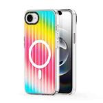 For iPhone 16e DUX DUCIS ZEST Series Colorful Gradient MagSafe Magnetic Phone Case(Gradient Rainbow)