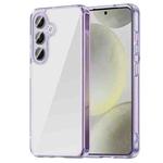 For Samsung Galaxy S25+ 5G / S24+ 5G PC Hybrid TPU Airbag Shockproof Phone Case(Transparent Purple)