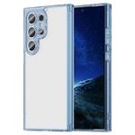 For Samsung Galaxy S24 Ultra 5G PC Hybrid TPU Airbag Shockproof Phone Case(Transparent Blue)