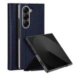 For Samsung Galaxy Z Fold7 5G DUX DUCIS Bril Series PU + TPU Phone Case(Blue)