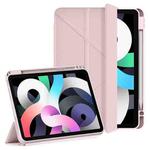 For iPad Air 11 2025 / 2024 WIWU 360 Rotation Magnetic Leather Tablet Case(Pink)