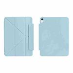 For iPad Air 11 2025 / 2024 WIWU Smart Magnetic Double-sided Clip Leather Tablet Case(Blue)