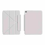 For iPad Air 11 2025 / 2024 WIWU Smart Magnetic Double-sided Clip Leather Tablet Case(Grey)