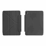 For iPad Pro 11 2024 WIWU Smart Magnetic Double-sided Clip Leather Tablet Case(Black)