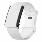 For WHOOP 4.0 Butterfly Buckle Silicone Watch Band(White)