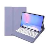 For Samsung Galaxy Tab S10 FE+ A820B Pen Slot Detachable Bluetooth Keyboard Leather Tablet Case(Purple)
