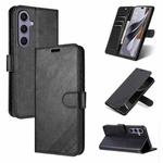 For Samsung Galaxy S23 FE 5G AZNS Sheepskin Texture Flip Leather Phone Case(Black)