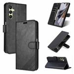 For Samsung Galaxy A15 AZNS Sheepskin Texture Flip Leather Phone Case(Black)