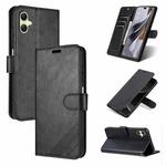 For Samsung Galaxy A07 4G AZNS Sheepskin Texture Flip Leather Phone Case(Black)