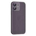 For iPhone 12 Cooling Skin Feel PC Phone Case with Lens Film(Purple)