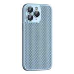 For iPhone 11 Pro Max Cooling Skin Feel PC Phone Case with Lens Film(Sierra Blue)