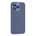 For iPhone 11 Pro Max Cooling Skin Feel PC Phone Case with Lens Film(Navy Blue)
