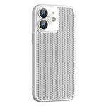 For iPhone 11 Cooling Skin Feel PC Phone Case with Lens Film(White)