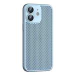 For iPhone 11 Cooling Skin Feel PC Phone Case with Lens Film(Sierra Blue)