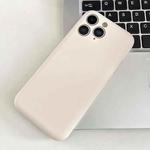 For iPhone 11 Pro Max Fine Hole Insert Card Slot TPU Phone Case(White)