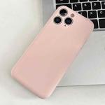 For iPhone 11 Pro Max Fine Hole Insert Card Slot TPU Phone Case(Pink)
